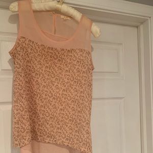 Leopard pink top